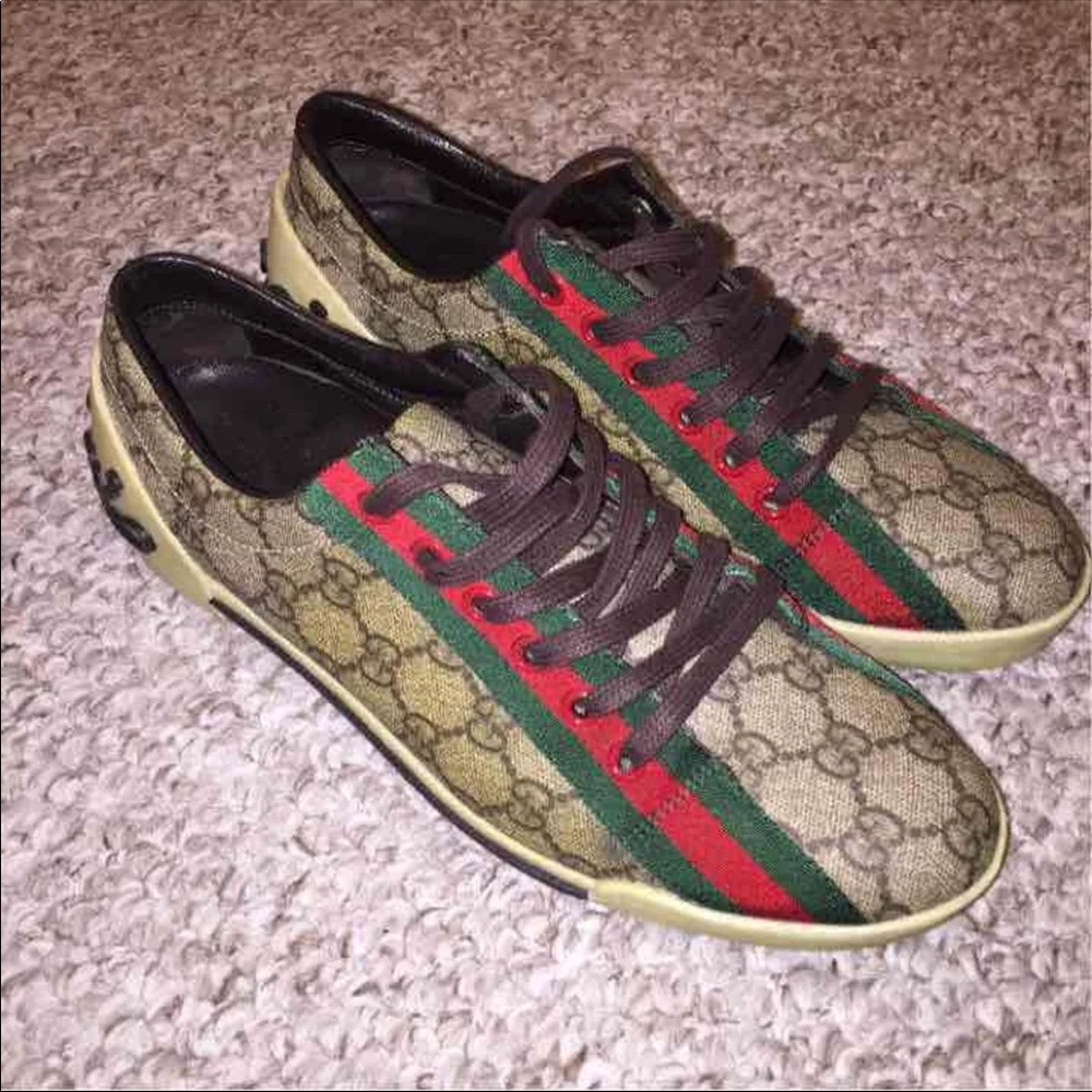 Gucci sneakers.